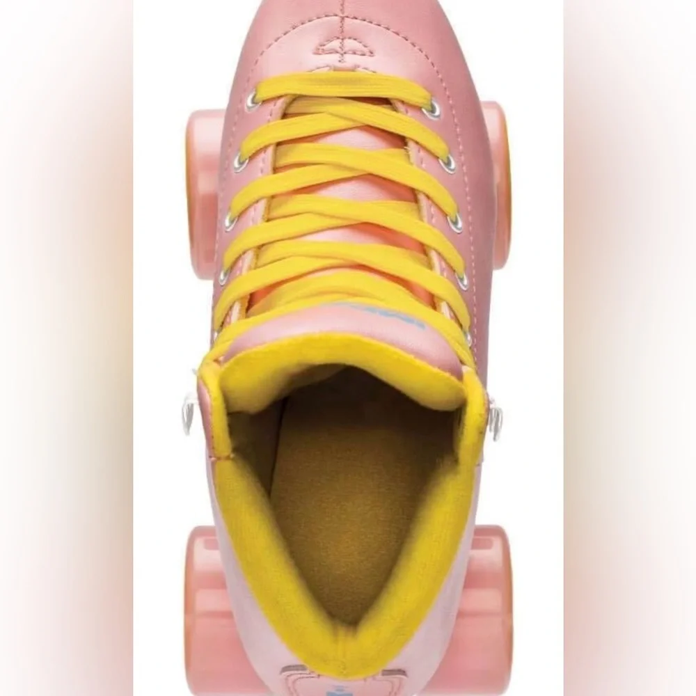 🌸Impala RollerSkates Women's Lace-Up Rollerskates, Pink/Yellow/US 10🌸 - Picture 5 of 8